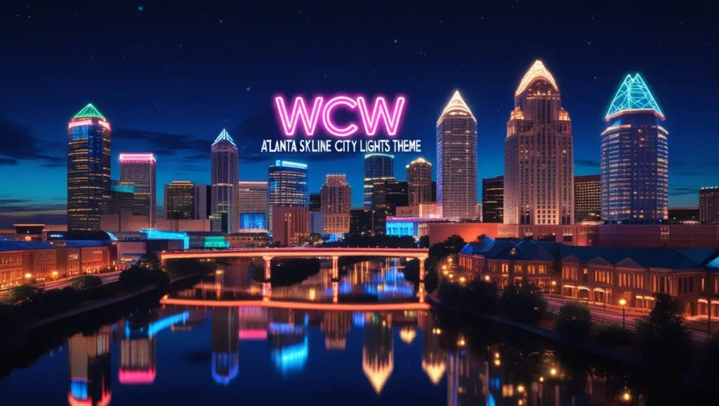 WCW Atlanta Skyline City Lights Theme