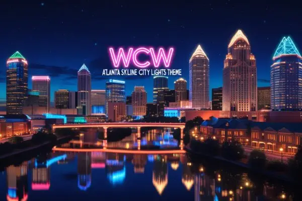 WCW Atlanta Skyline City Lights Theme